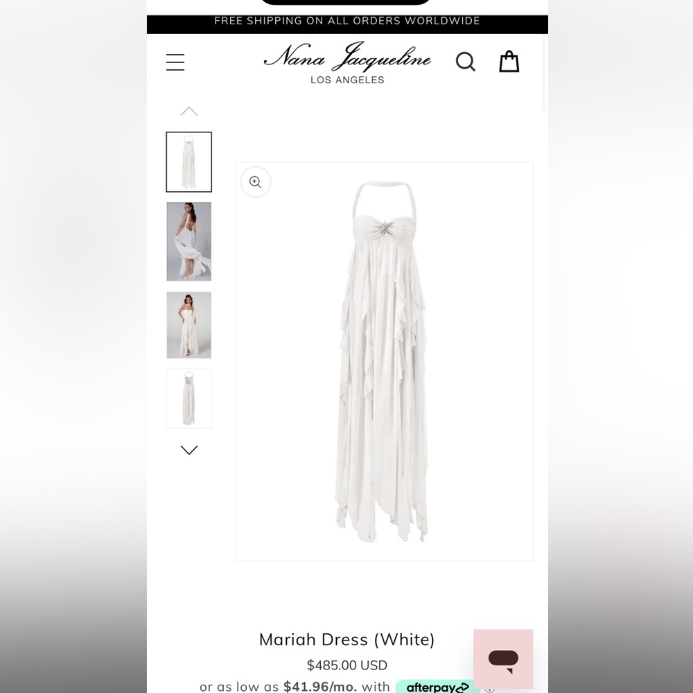 Nana Jacqueline Mariah Dress Size L